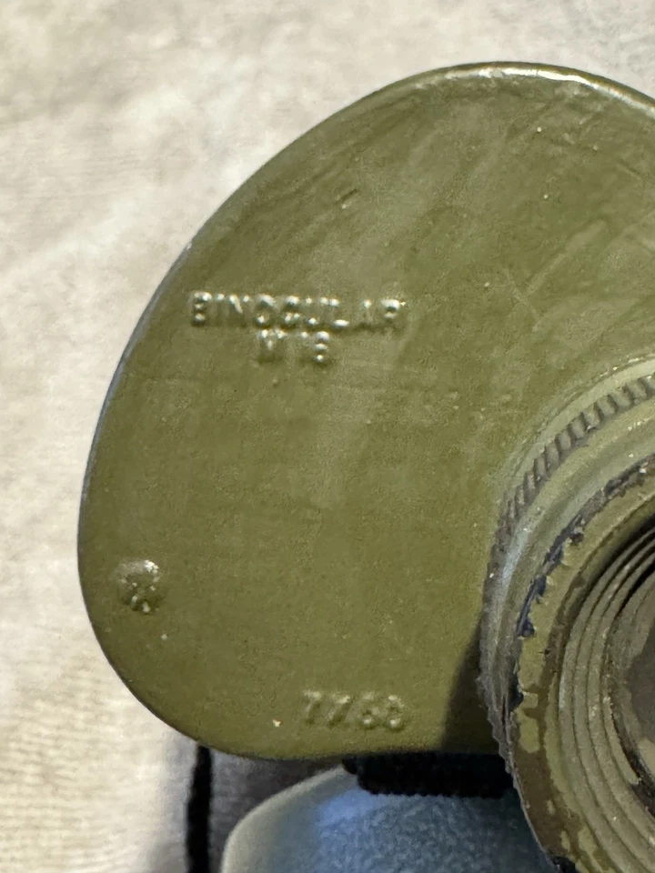 Binoculares M16 7x50 con Estuche Bolsa de Transporte M63AI De Colección Militar Verde Ejército Foto 3 de 4