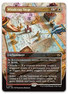 Windcrag Siege (Borderless) Tarkir: Dragonstorm