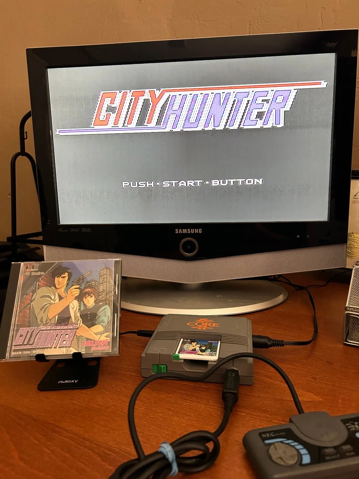 City Hunter HuCard - PC Engine (Japan TurboGrafx/TG16) CIB! & Tested - US Seller - Image 3 of 4
