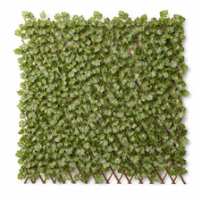 Digitown Artificial Maple Leaf Willow Trellis 1M x 2M Expandable Fence Screen