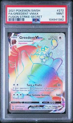 Greedent VMAX graded PSA 9 for sale on eBay