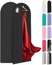 72" Long Dress Bags for Gowns - Wedding Dress Garment Bag for Dresses - Long Gar