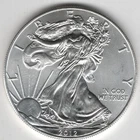 2012 WALKING LIBERTY AMERICAN EAGLE .999 FINE SILVER DOLLAR COIN 1oz. $1 USA