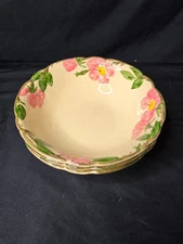 Franciscan Desert Rose Round Vegetable Bowls Set of 3  California 40’s