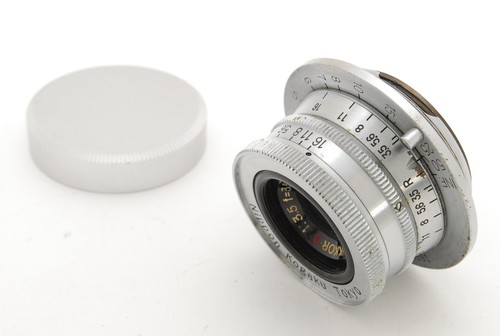 【N.MINT LTM】Nikon W-Nikkor C 3.5cm 35mm f3.5 L39 Lente de tornillo Leica de... - Imagen 3 de 23