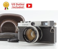  MINT w/ Case Canon P Rangefinder Film Camera 50mm f1.4 Lens L39 LTM From JAPAN