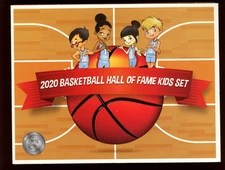 2020 Basketball Hall of Fame Kids Set Enhanced BU Half Dollar Brand New Set