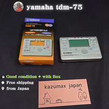 YAMAHA TDM-75 Digital Tuner Metronome Dual Mode with Box  For Instruments  Use