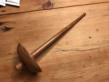 Wood Bottom Whorl Drop Spindle Wool Spinning 