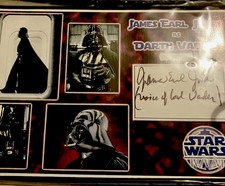 Star Wars Postcard (6x4) Hand Signed by James Earl Jones As Darth Vader (voice)