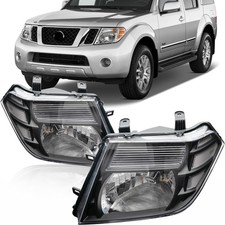 Black Clear Lens For 2008 2009 2010 2011 pathfinder Headlights Assembly