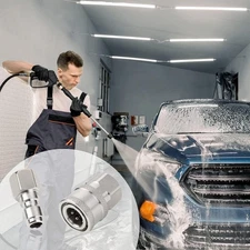 Pressure Washer Coupler Quick Connect Plug - Stainless Steel - 1/4 Inch - 2 Sets