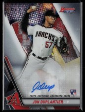 2019 Bowman's Best Jon Duplantier #B19-JD Best of 2019 Autographs