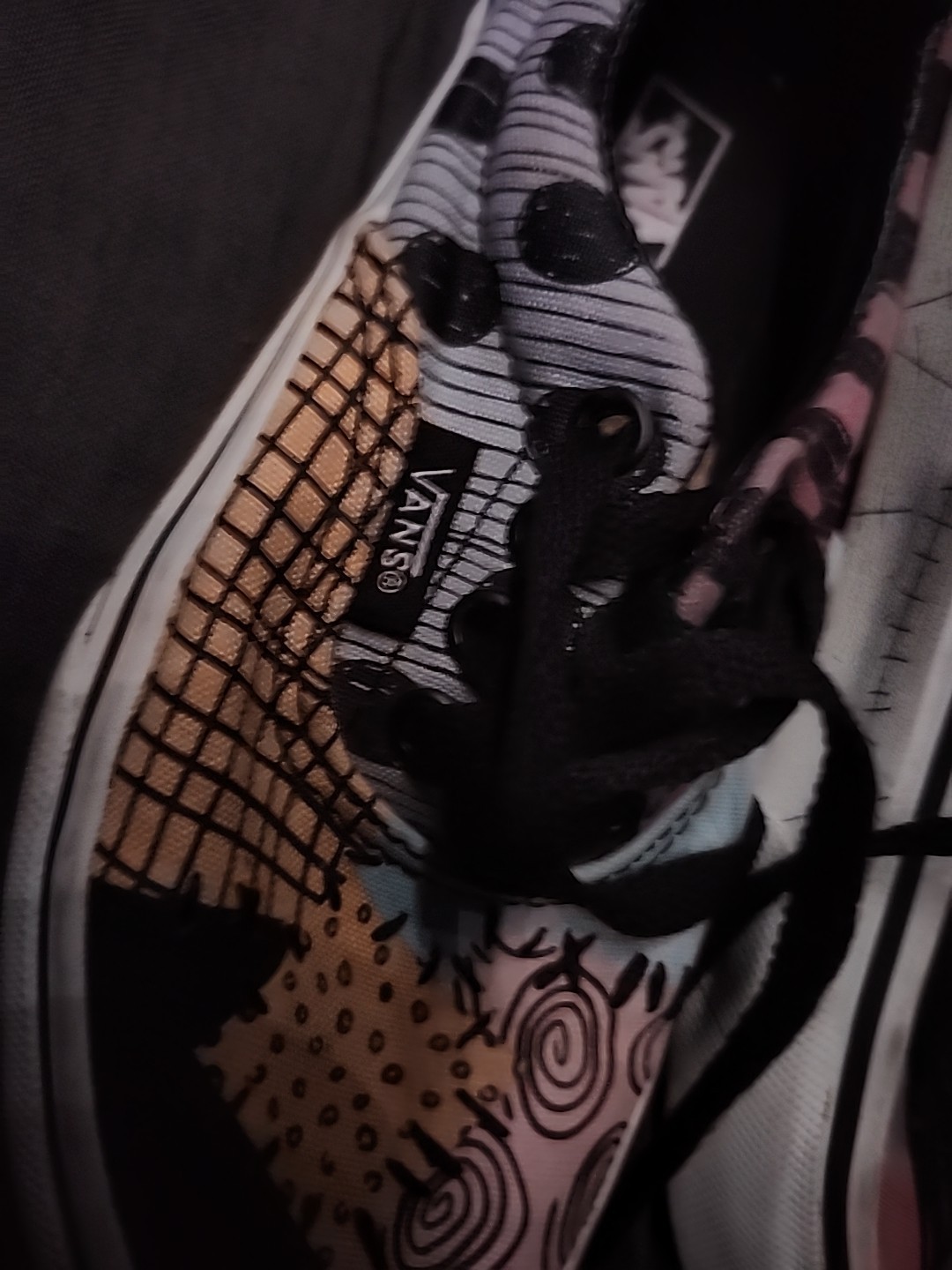 Vans Nightmare Before Christmas Sally Shoes Size 12.5 Kids thumbnail 9