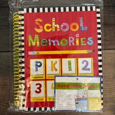 School Days Photo Album Pre k- 6th Grade Keepsake Childhood Memories Gift