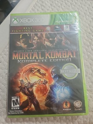 Mortal Kombat Komplete Edition 2012 Microsoft Xbox 360 Sealed But Torn At Spots