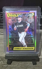 Topps 25 Chrome 1990 Baseball Gunnar Henderson Orioles purple 35th Anniversary 