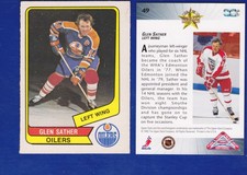 VINTAGE GLEN SATHER OPC 1976-77 #56 Edmonton Oilers--WHA-- HALL OF FAME COACH