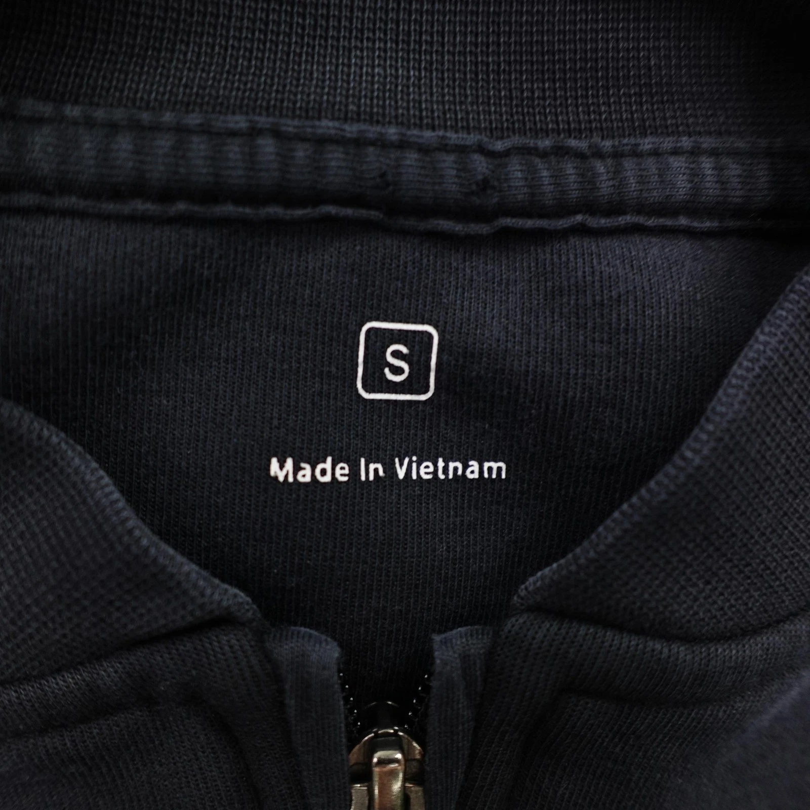 Apple Jacket Mens Small Black Full Zip Sweatshirt Logo Tech Employee Bomber Coat - product detail image 8