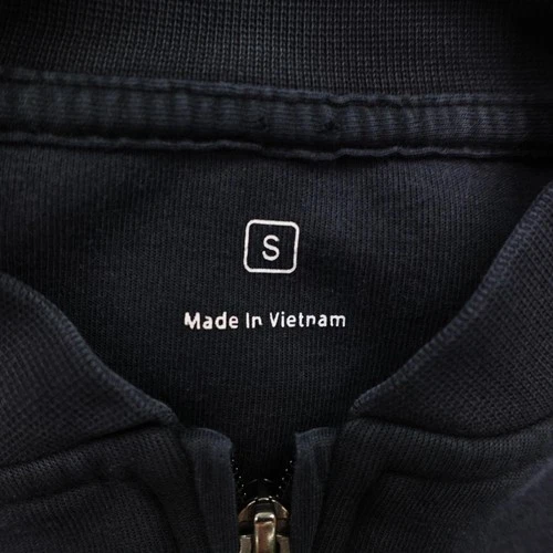 Apple Jacket Mens Small Black Full Zip Sweatshirt Logo Tech Employee Bomber Coat image 8