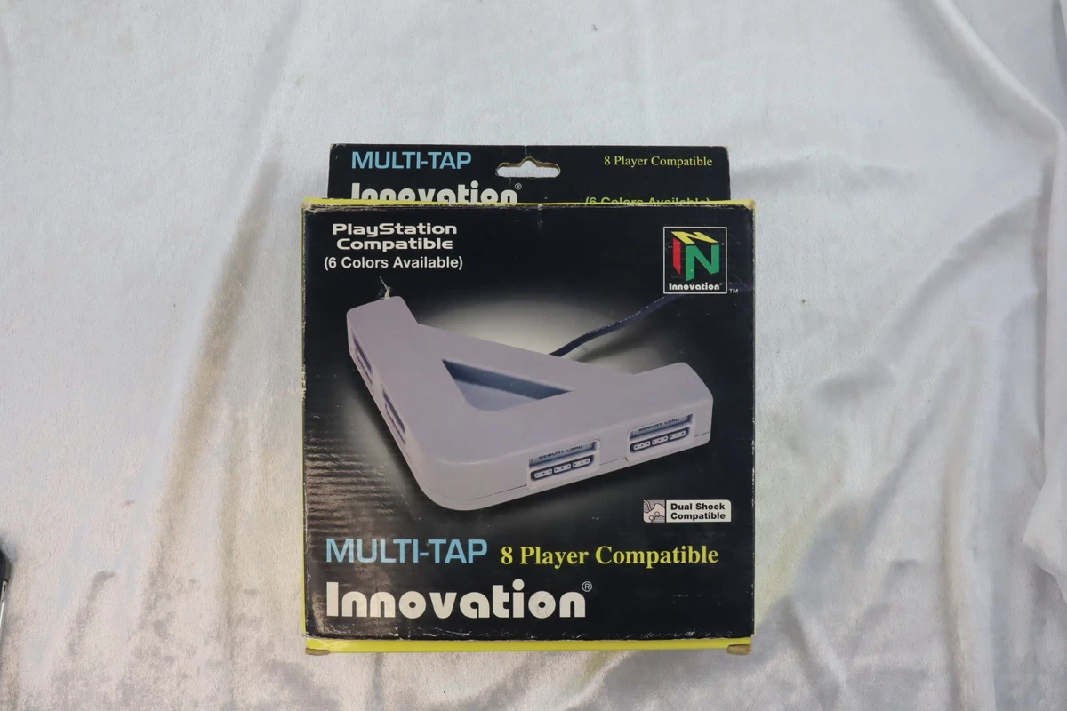 Adaptador PS1 Multi-Tap Innovation 8 jugadores embalaje original sin probar PlayStation 1