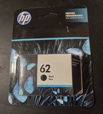 HP 62 Black Original Ink Cartridge, 200 pages, C2P04AN 140 Exp 12/2023