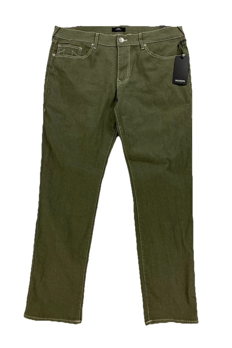 True Religion オリーブグリーン デニム 25 True Religion Green Slim Jeans for Men for sale | eBay
