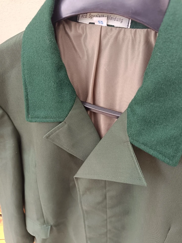 DDR Forstwirtschaft Uniform Uniformjacke Gr 53 Forst Jagd - Bild 2 von 4