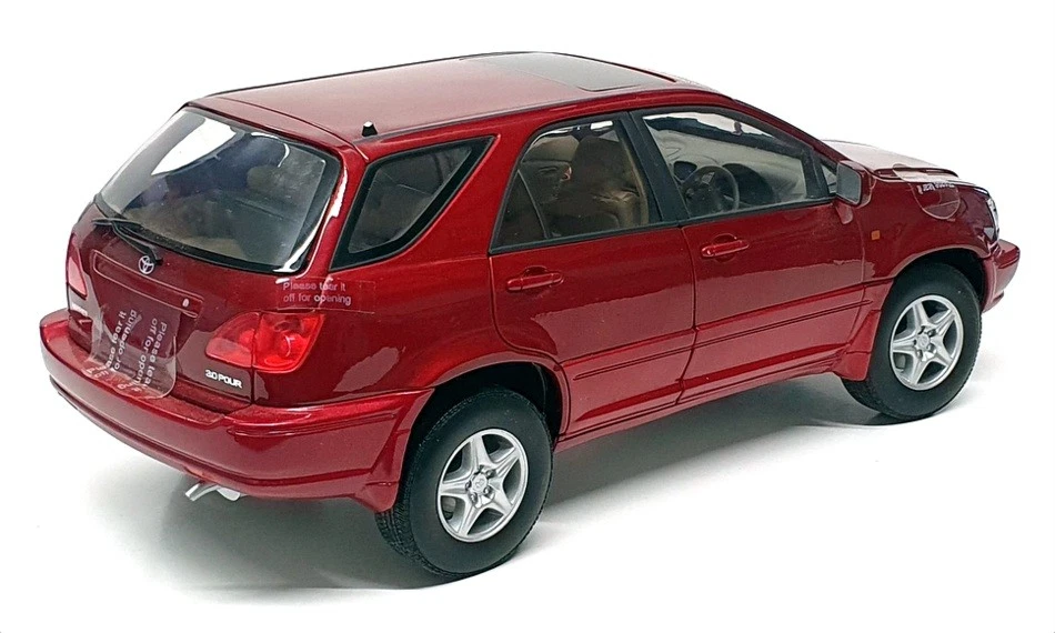 Autoart 1/18 Scale Diecast 18723B - Toyota Harrier - Deep Red - Image 2 of 4