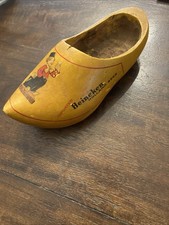 vintage heineken beer wooden dutch shoe clog man cave Advertisement Sign Rare