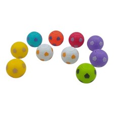 Lot of 10 Soccer Ball Spinning Toys Fidget Anxiety Stress Football Party Favors