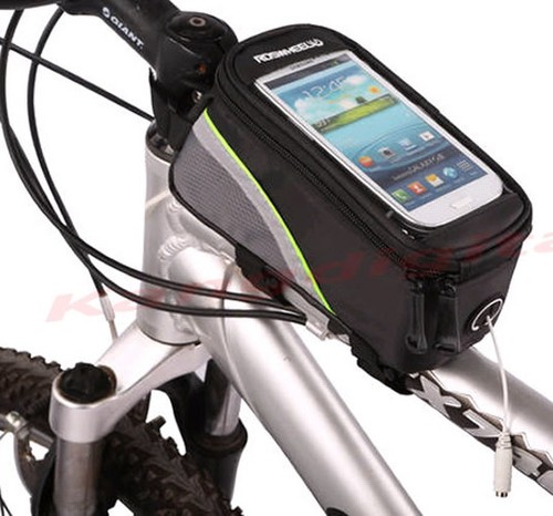 New Bicycle Cycling Bike Frame Pannier Front Tube Bag Case For Cell Phone
