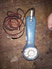 Vintage Bell System Western Electric Buttset Rotary Lineman's Telephone Phone