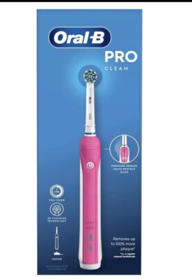 ORAL B PRO CLEAN DRUCKSENSOR PINK 3D REINIGUNG WIEDERAUFLADBARE ZAHNBÜRSTE