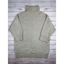 Asos Collusion Tan Ribbed Cowl Neck Sweater Dress 