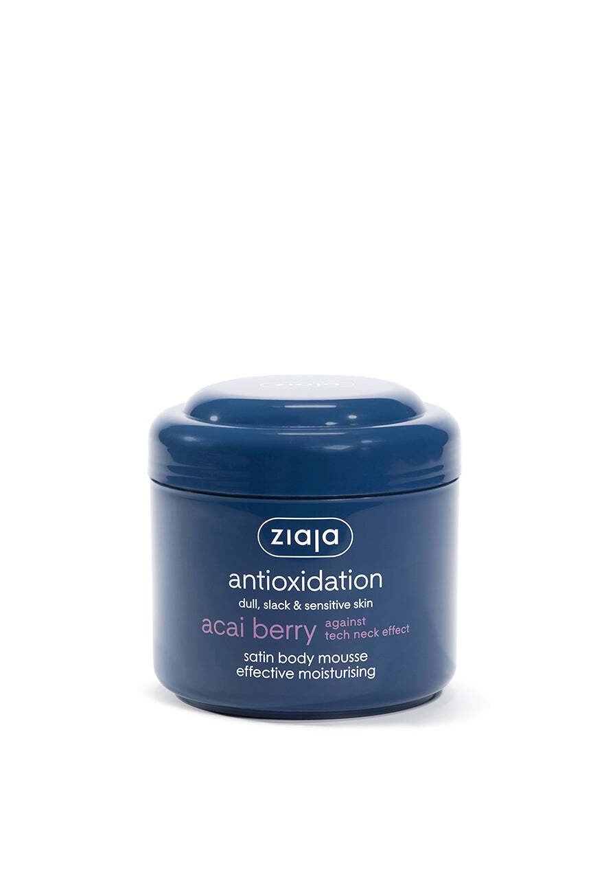 Ziaja Acai Berry Satin Body Mousse Moisturising 200ml OFFICIAL UK