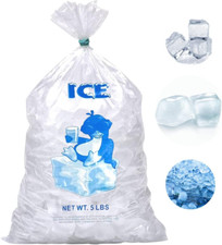 Durable 5LB Ice Bags - 1000 Count, Food-Grade, Freezer  Machine-Compatible