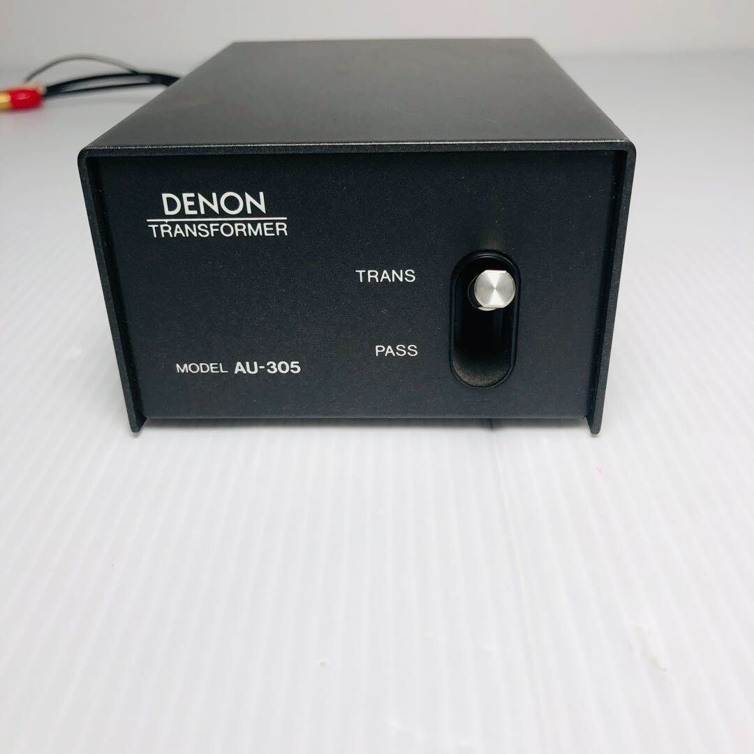 【動作確認済】MC昇圧トランス DENON AU-305 DENON AU-305 Step Up Transformer MC Cartridge Tested Working