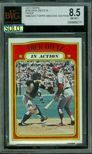 1972 TOPPS LOA 296 DICK DIETZ IA UNIQUE PROOF BGS 8.5 MAC SOLO FINEST $200 CARD*
