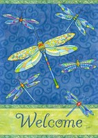 Dragonfly Flight Garden Flag Welcome Dragonflies 12.5 X 18 on sale Dragonfly Flight Garden Flag Welcome Dragonflies 12.5 X 18 on sale