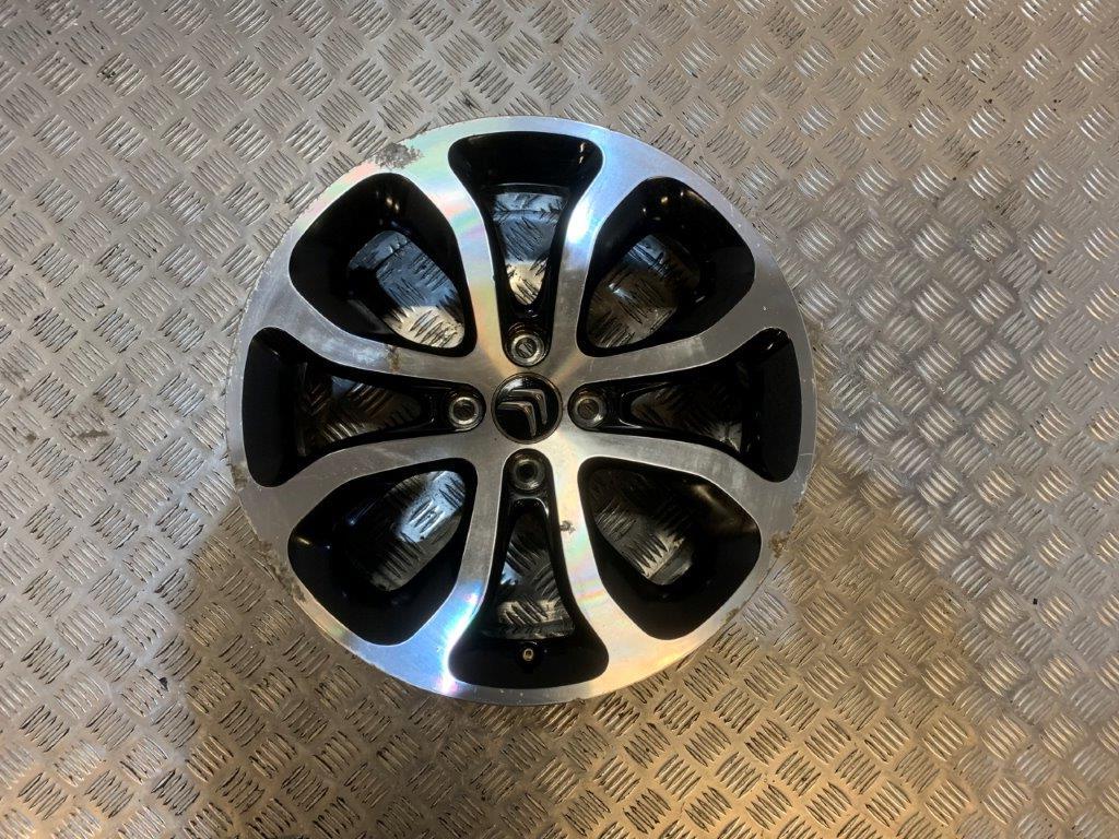 0917 CITROEN C3 PICASSO 17 INCH 4 STUD 8 SPOKE ALLOY WHEEL 7JX17CH4