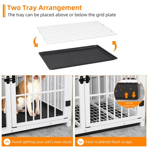 XXL Large Heavy Duty Wooden Dog Crate Furniture Unlimited Combinable Dog Kennel - Picture 33 of 33