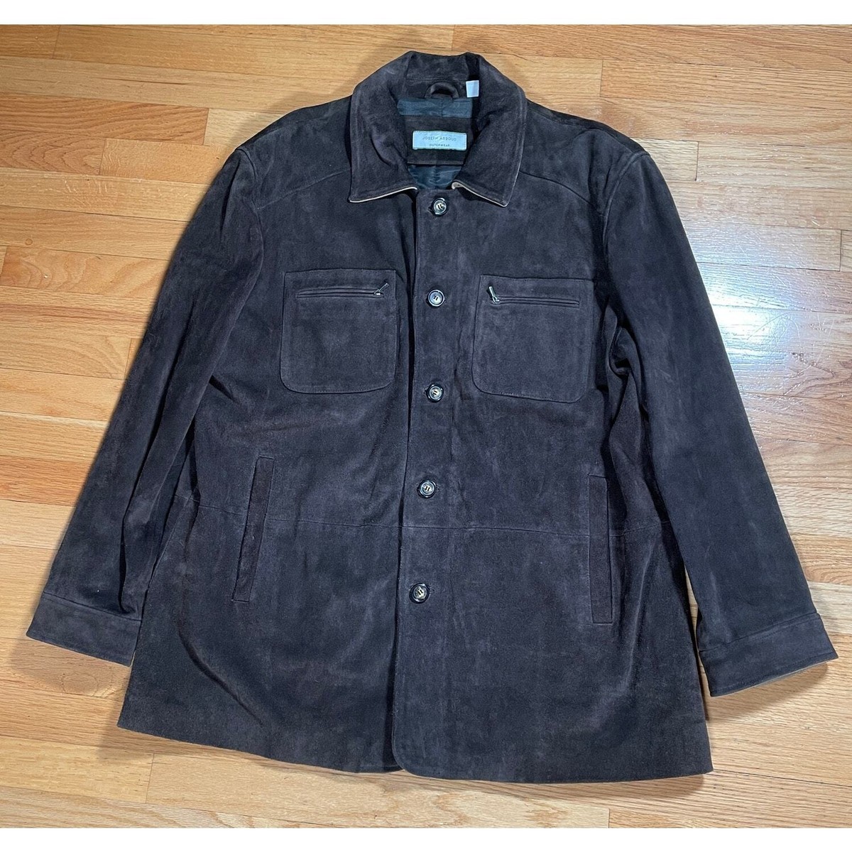 Vintate Mens Joseph Abboud Suede Coat | eBay display picture 1