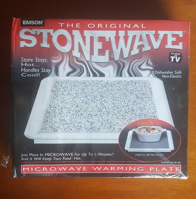 The Original Stonewave Microwave Warming Plate, New, Free Shipping eBay