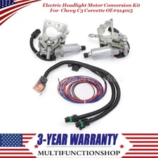Electric Headlight Motor Conversion Kit For Chevrolet C3 Corvette 1968-82 914015
