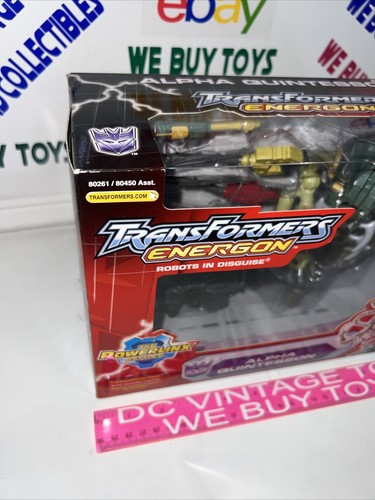 Year 2004 Transformers Energon The Powerlinx Battles 8" Figure ALPHA QUINTESSON - Picture 6 of 15