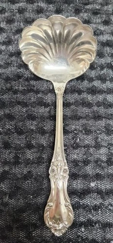 Wild Rose International Sterling Silver Gravy Ladle 6 1/2" No Monogram