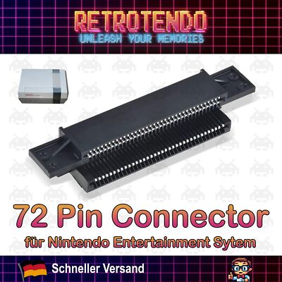 Nintendo NES 72 Pin Cartridge Connector Sockelleiste Ersatz Modul Sockel