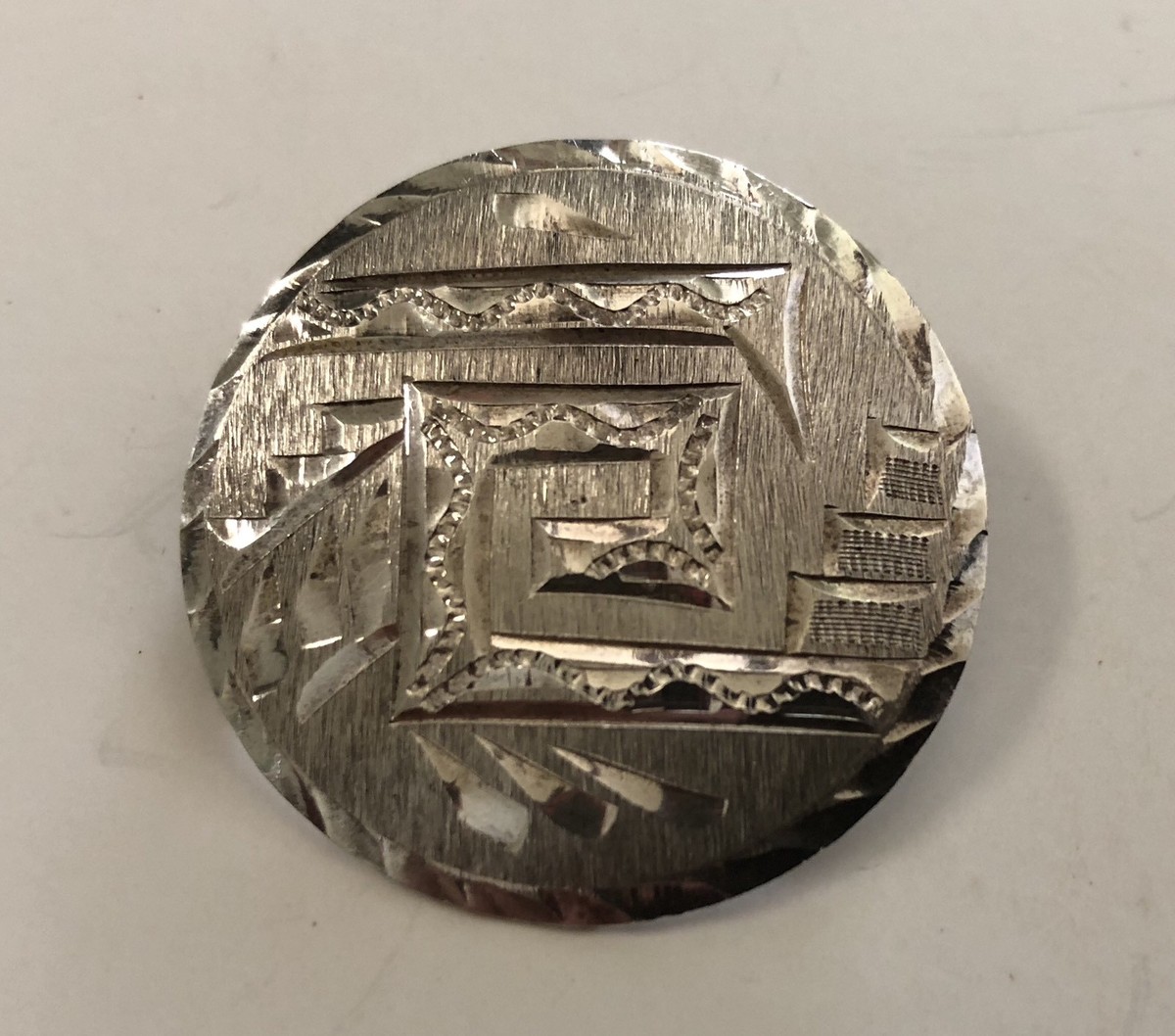 アクセサリー antique vintage old silver mexico indian 1940s PAT # 7149 MEXICO Sterling Silver 5 EMBLEMATIC MEXICO
