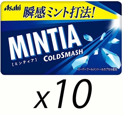 [JAPAN seller] Asahi Mintia Clean Breath Cold Smash 50 tablets (7g) x 10 / Frisk